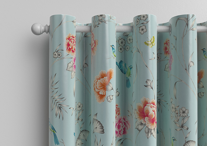 Borneo, Powder Blue - Made to Measure Curtains - Image 12